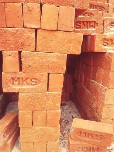 Rectangular Natural Rock Red Bricks Chamber, 9 in x 4 in x 3 in