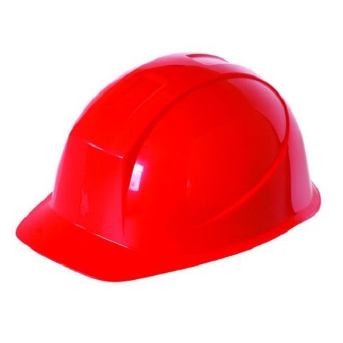 Red Color PVC Labour Safety Helmet