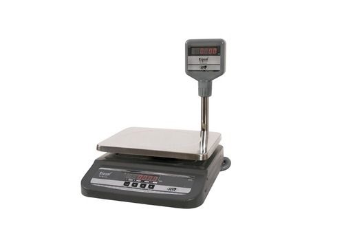 Silver And Grey Mild Steel Material Table Top Type Battery Power Weighing Scale Accuracy: 2 Gm