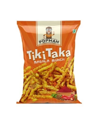 Tiki Taka Kurkure Masala Munch - Cream, Onion, Potatoes, Spices, Edible Vegetable Oils | Yellow, Spicy, Ready to Eat, Baked Delight