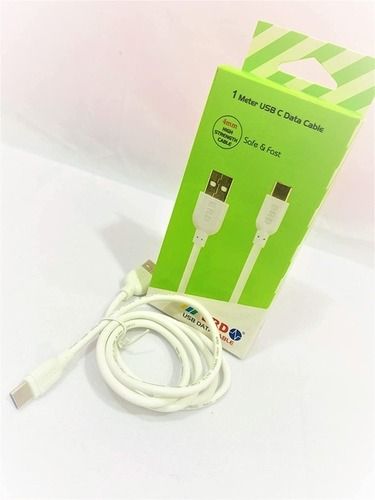 Durable And Portable Erd 2.0 C Type White Usb Data Cable For Smart Phone