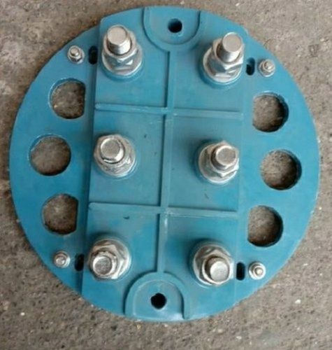 220 Voltage Blue Colour Coated Three Phase Motor Terminal Plate For Industrial Frequency (Mhz): 50 Hertz (Hz)