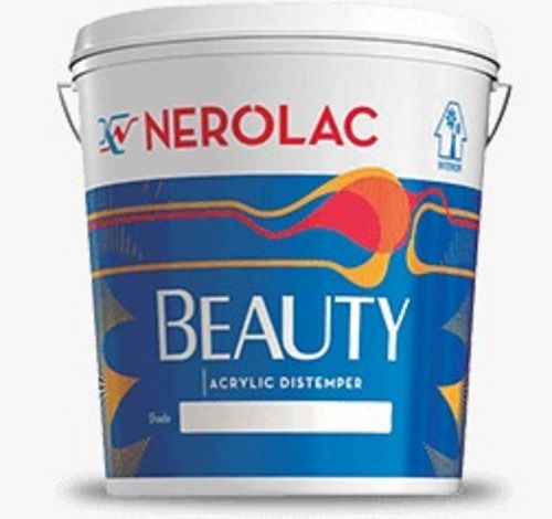 5 Litre Bucket Liquid Form Metallic Texture More Glossy Nerolac Beauty Smooth Wall Acrylic Distemper Application: Used In Home