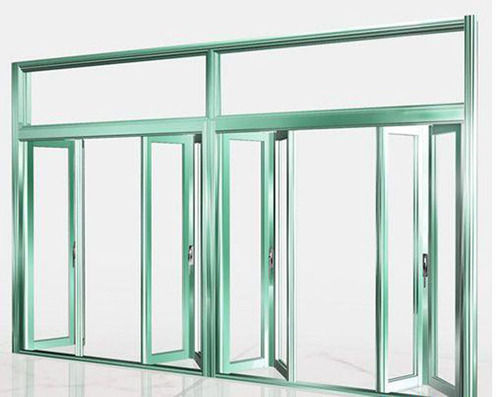 Green Aluminium Window Frame