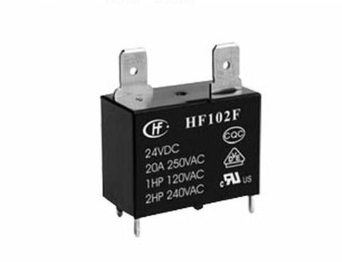  1Hp ब्लैक कलर मिनिएचर Hf102F Pcb पावर रिले हाई वोल्टेज सर्किट के लिए मैकेनिकल लाइफ: 1 साल 