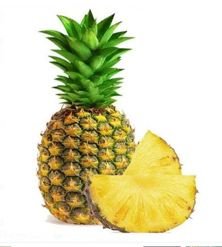 Green And Yellow Colour 100% Pure And Natural Organic Fresh Pineapple Fruit