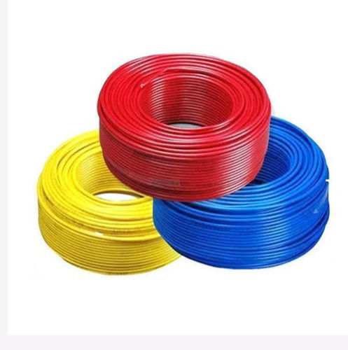 Multicolor 100 Feet Length Multicolour 300 Volt Single Core Electrical Safety Wire For Home