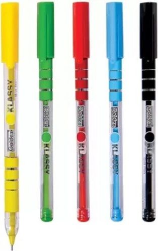 Blue Long Lasting And Waterproof Multi Color Ball Point Pen Used For Writing In School