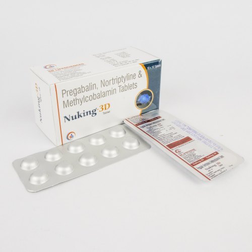 प्रीगैबलिन, नॉर्ट्रिप्टिलाइन और मिथाइलकोबालामिन नुकिंग-3 डी टैबलेट प्रभावकारिता: पोषण को बढ़ावा दें