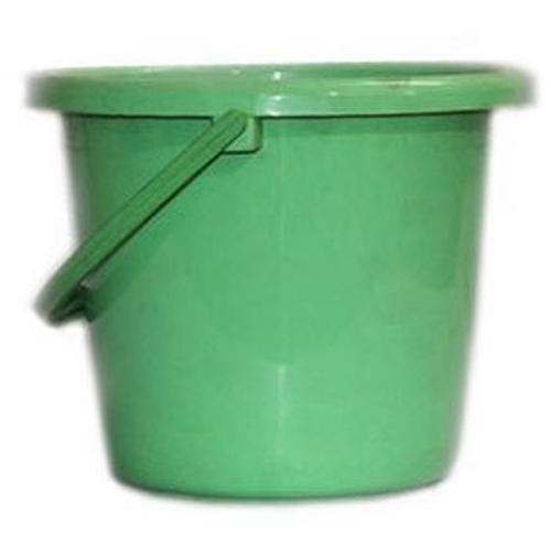 Hdpe Recyclable Environment Friendly And Capacity 5 L Leak Proof Green Plastic Bucket 