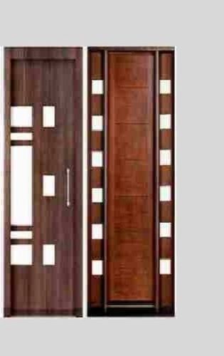 Brown Size 6-7 Feet Wooden Material Designer Laminated Plywood Door For Home