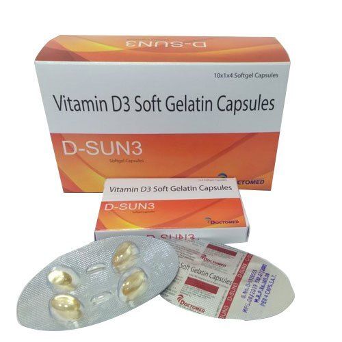 Vitamin D3 Soft Gelatin Capsules D-sun3