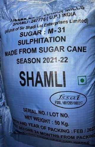 White Refined 50 Kg Shamli Sugar, Crystal