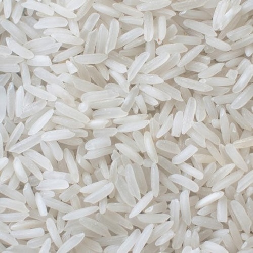 100% Rich Fiber And Vitamins Healthy Tasty Naturally Grown White Basmati Rice - Long Grain, White Color, 1% Broken, 6 Months Crop Year | Air Dried, 1 Year Shelf Life, Versatile for Diverse Dishes