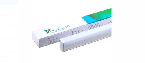 Energy Efficient Warm White Color Plastic Syska Led Batten Light, 20 Watt  Input Voltage: 220 Volt (V)