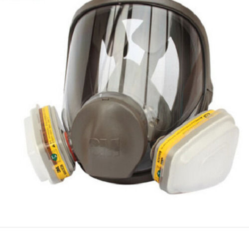 400 Gram Weight Grey Fiber Body Full Face Respirators