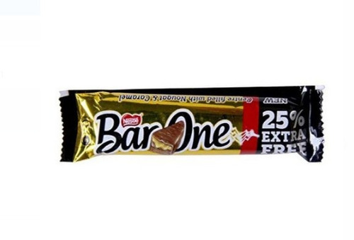Bar One Chocolate Bar - Sweet Chocolate, Solid Brown Bar | 100% Pure Vegetarian, Nutrient Enriched, Hygienically Packed, Ready to Eat, Age Group: Adults & Children