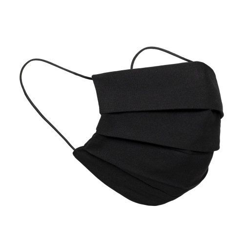 Comfortable Ear Loop And Lightweight Breathable Anti Bacterial Black 2 Ply Face Mask