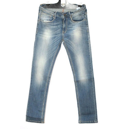 पुरुषों के लिए 100% आरामदायक वॉशेबल और स्ट्रेचेबल ब्लू स्लिम फिट डेनिम जींस फ़ैब्रिक वज़न: 450 ग्राम (G)