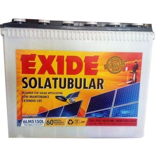 Long Back Up Vibration Free Heat Resistant 150Ah 12 Volts Exide Tubular Battery for Solar