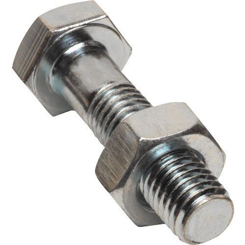 White Galvanized Surface Hight Tensile Strength Mild Steel Bolt Nut