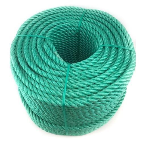 Green Highly Strength Plastic Rope For Industrial Use
