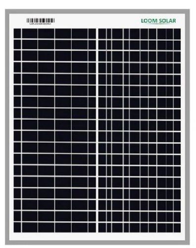 Blue Highly Efficient Polycrystalline 20 Watt Loom Solar Panel With 78 Cells