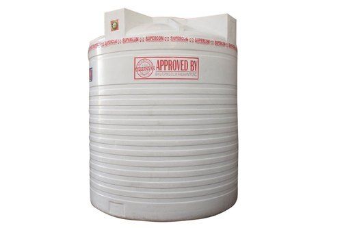 Round White Plastic 2000L Water Tank  Diameter: 1327.5 Millimeter (Mm)