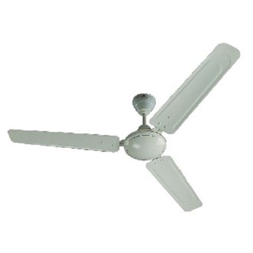 400 Rpm Speed 1200 Mm Sweep Size 56 Watt Power White Ceiling Fan For Home Blade Material: Aluminum