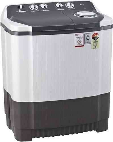 White And Grey 5 Star Semi Automatic Top Loading Lg Domestic Washing Machine