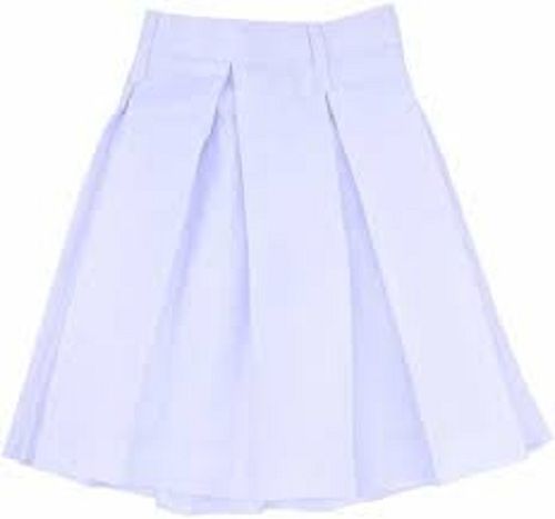 100 Percent Pure Cotton Washable And Breathable White Skirts For School Age Group: 8 -20 Years