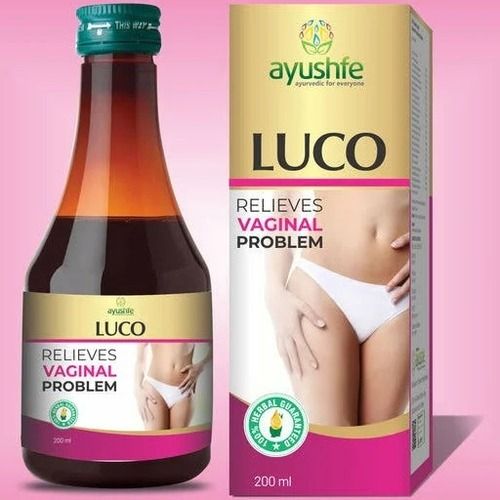 Ayushfe Vaginal Problem Luco Ayurvedic Medicine, Pack Of 200ml