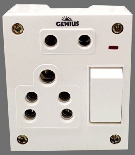 Energy Efficient White Electrical Switches And Sockets