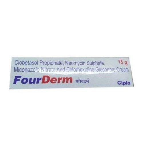 Four Derm Clobetasol Propionate Cream Pack Of 15 Gram