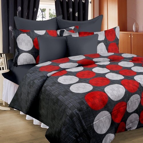 हल्के वज़न और त्वचा के अनुकूल आरामदायक प्रिंटेड कॉटन सिंगल बेडशीट