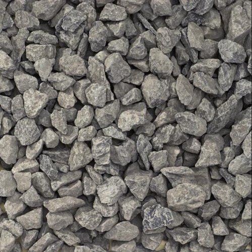 Natural Grey Crushed Stone Aggregate For Construction Solid Surface