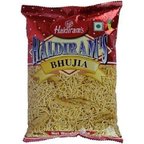 Pack Of 250 Gram Spicy And Salty Taste Haldiram Bhujia Namkeen 