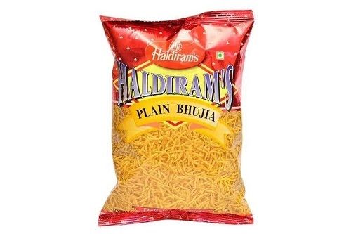 Pack Of 250 Gram Spicy And Salty Taste Haldiram Plain Bhujia Namkeen