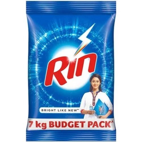 Packaging Size 7 Kg Machine Wash Blue Rin Bright Like New Detergent Powder  Benzene %: 100%