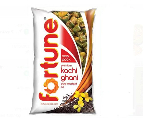 Packaging Size 1 Liter Natural And Fresh Fortune Kachi Ghani Mustard Oil