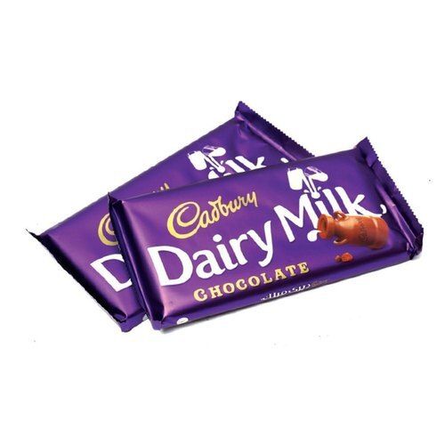 Brown Premium Grade Gluten-Free Sweet Delicious Cadbury Dairy Milk Chocolate Bar