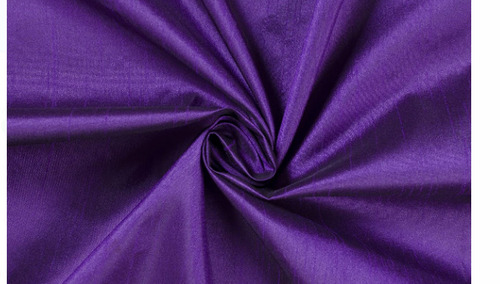 Smooth Comfortable And Light Weight Plain Purple Polyester Fabric For Garments, 44 Inch
