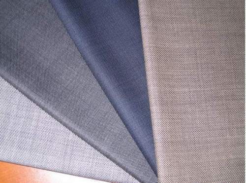 Brown Suiting Fabrics With Blue Color