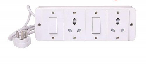 Switch Board Extension Power Strip Multi Outlet Board Two Anchor Sockets Are Included.A  Application: For Home