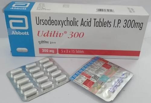 उर्सोडॉक्सिकोलिक एसिड टैबलेट Ip 300 Mg