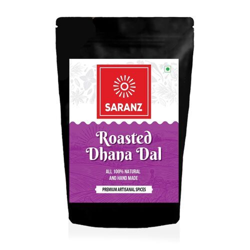 Black Pouch 100% Natural And Handmade Roasted Dhana Dal