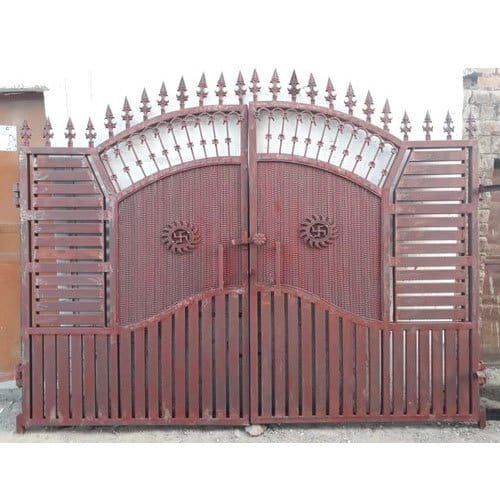 White Beautifully Designed Elegant Look Strong And Corrosion Resistant Gate 