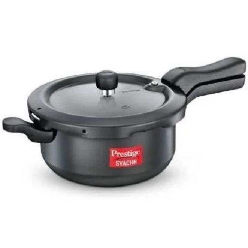 Storage Capacity 3 Liter Black Prestige Bottom Stainless Steel Pressure Cooker Body Thickness: 2 Millimeter (Mm)