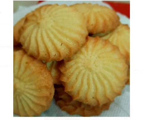 Delicious And Sweet Taste Round Low Fat Butter Cookies