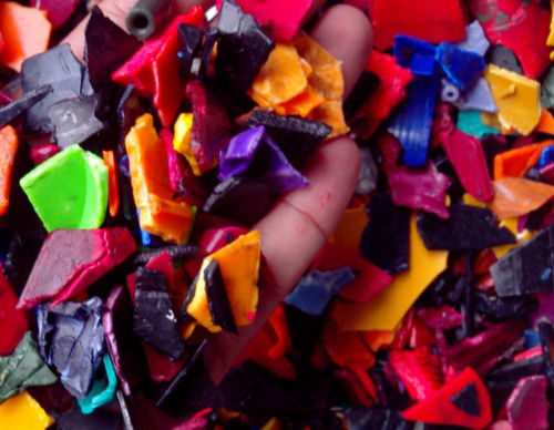 Lightweight Recyclable Long Durable Multicolor Mixed Plastic Scrap 